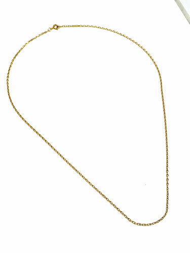 Collier Chaine Maille Forçat 50cm 58 Facettes