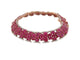 Bracelet bracelet MICHAEL CHRISTOFF tapis rubis 24ct & diamants 18.5cm or rose 14k 58 Facettes 269285