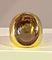 Bague 51 Bague en or jaune topaze cabochon 58 Facettes AB340