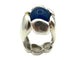 Bague 55 GILBERT ALBERT. Bague scuplture en argent et or 18K 58 Facettes