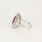 Bague 56 Bague or blanc rubellite diamants 58 Facettes