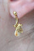 Boucles d'oreilles Boucles d'oreilles dents de biche en or blanc 58 Facettes