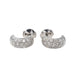 Boucles d'oreilles Boucles d'oreilles Demi créoles Or blanc Diamant 58 Facettes 3681511RV