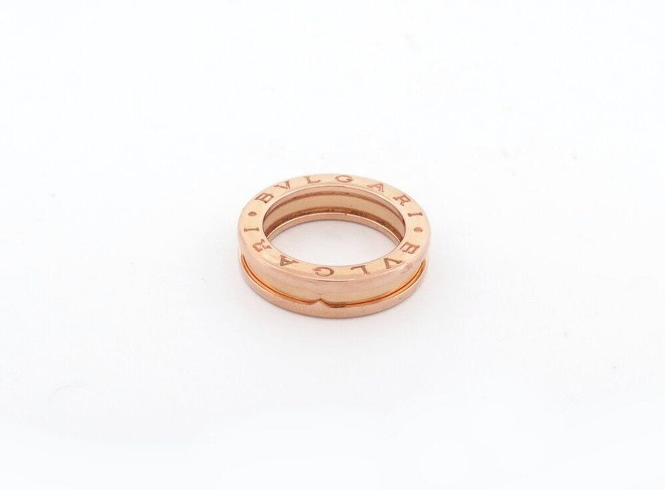 Bague 47 bague BULGARI b.zero1 or rose 58 Facettes 261747