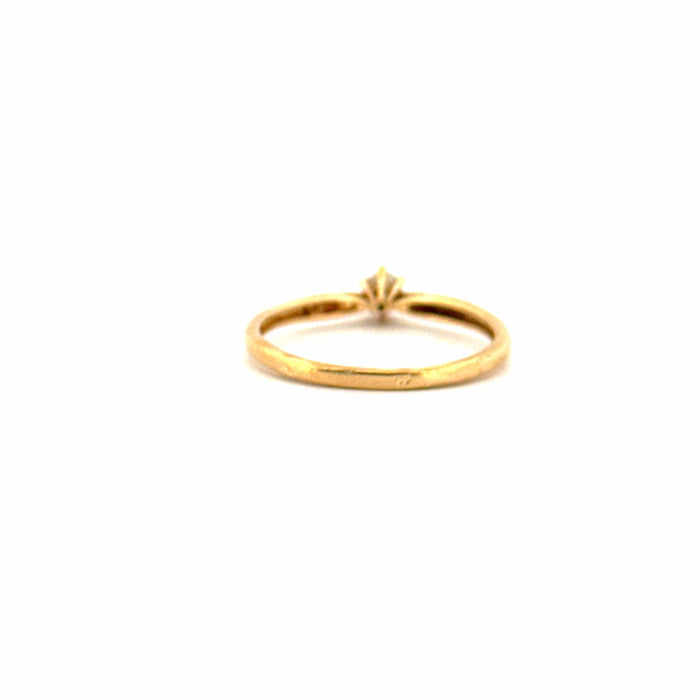 Bague 54 Solitaire Or Jaune Diamant 58 Facettes 94-GS34631