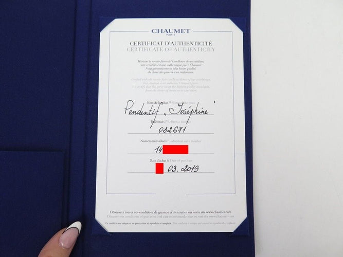 Collier collier CHAUMET josephine eclat floral en or rose diamants 58 Facettes 259659