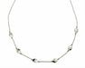 Collier Collier en or blanc gr. 3,4 58 Facettes