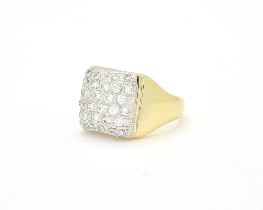 Bague Anello con diamanti Ct 0,96 58 Facettes