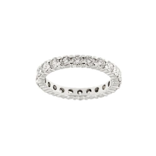 Bague 54 Alliance américaine diamants 2,10 ct 58 Facettes 37140