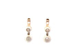 Boucles d'oreilles Boucles d'oreilles diamants en or et émail 58 Facettes