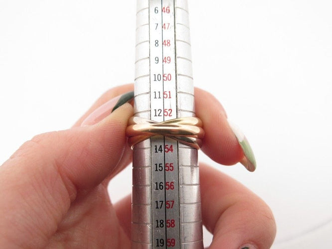 Bague 53 bague CARTIER trinity pm 3 ors 58 Facettes 258778