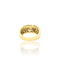 Bague 55 Bague vintage avec diamants dégradés en or jaune 58 Facettes