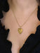 Pendentif Pendentif coeur Art Nouveau or jaune 58 Facettes 1076.1