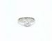 Bague bague solitaire avec certificat HRD 58 Facettes