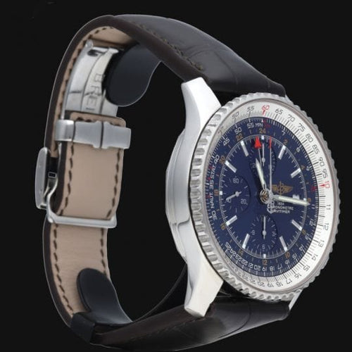 Montre Breitling Montre Navitimer World GMT Chronographe 58 Facettes MT42070