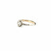 Bague 56 Solitaire Or Blanc 18k & Diamant 58 Facettes 15-GS32401