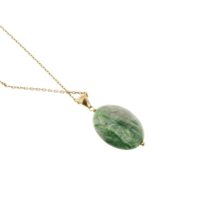 Collier Collier pendentif jade 58 Facettes 35132