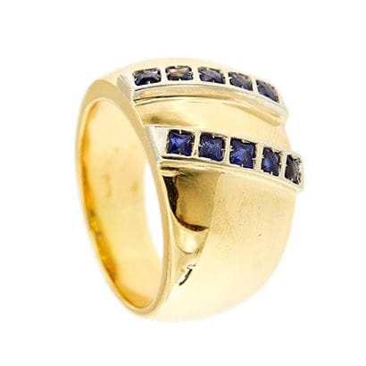 Bague 59 Bague en saphir 58 Facettes 37051