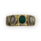 Bague 56 Bague or jaune 4 camées et une pierre verte 58 Facettes 149057397
