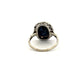 Bague 53 Bague Ancienne Or Blanc Diamants Saphir 58 Facettes 86-GS29662