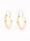 Boucles d'oreilles Créoles vintage or rose 58 Facettes 1173.3
