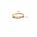 Bague 55 Alliance Demi-Tour Or Jaune Diamants 58 Facettes 105-GS50465-6