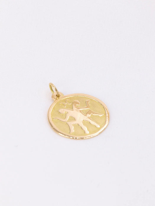 Médaille signe zodiaque Poisson or jaune 58 Facettes 1087.18