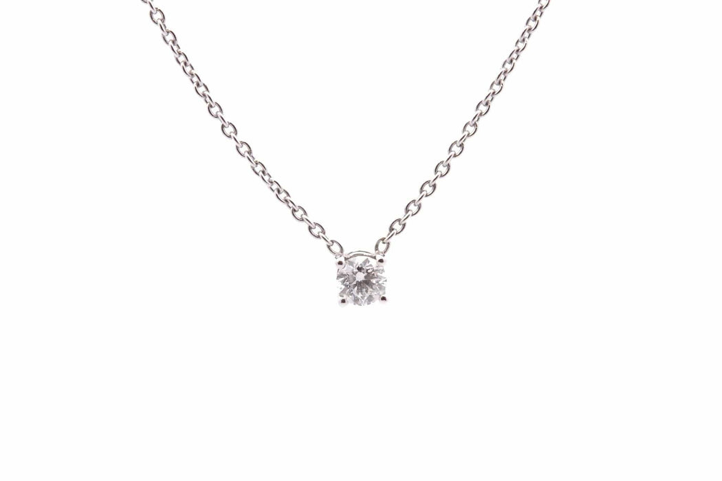 Collier Collier or blanc diamant 58 Facettes 26189