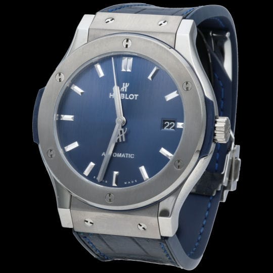 Montre Hublot Montre Classic Fusion Titanium Blue 58 Facettes MT40822