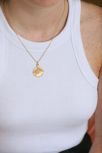 Pendentif Médaille Vierge or rose 58 Facettes