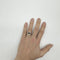Bague Bague or bicolore saphir et diamants 58 Facettes