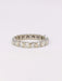 Bague 51 Alliance or blanc diamants 58 Facettes J364