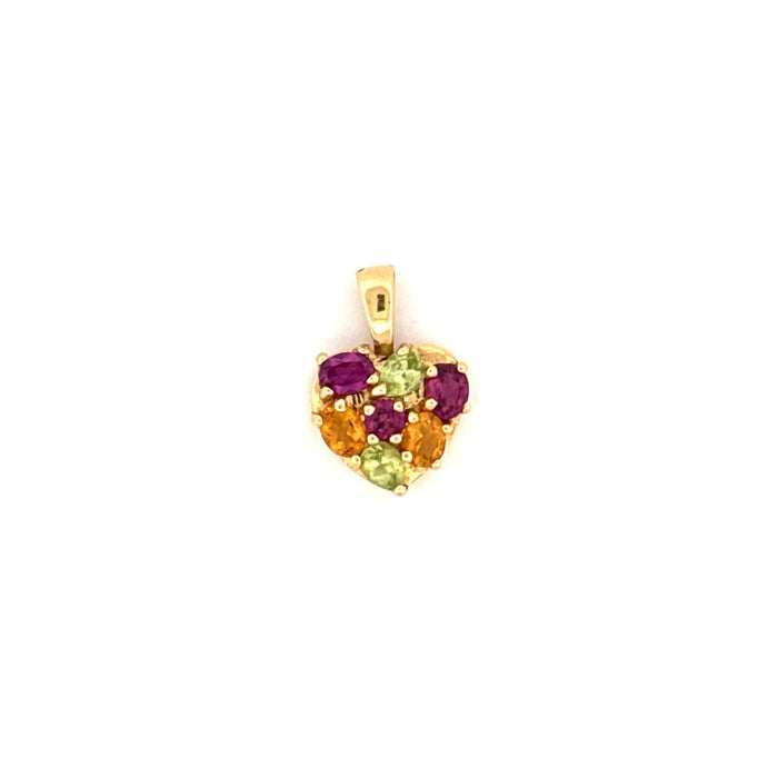 Pendentif Pendentif Coeur Or Jaune 18k 58 Facettes A3PE-GS32410