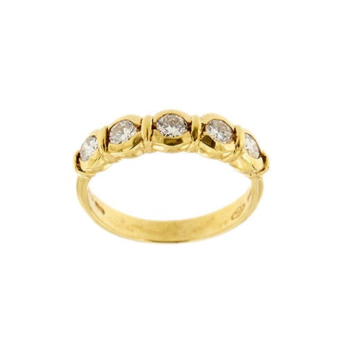 Bague 51 Bague Riviera avec diamants de 0,50 ct 58 Facettes 19963