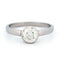 53.5 Bague de fiançailles solitaire diamant platine 58 Facettes 18B834EDE28F4D3E904020F0715FE977
