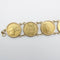 Bracelet Bracelet de pièces de monnaie des souverains britanniques en or victorien 58 Facettes