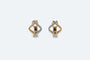Boucles d'oreilles Oro Bianco Orecchini in oro giallo e oro bianco 58 Facettes ORC49
