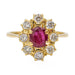 Bague 51 Bague Pompadour Or jaune Rubis 58 Facettes 3249823CN