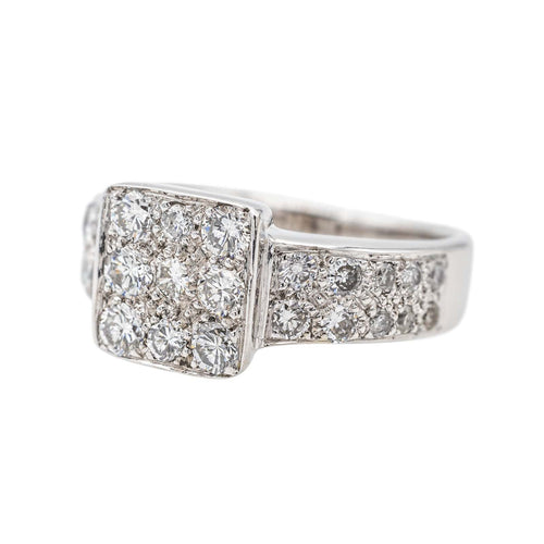 Bague 53 Bague Or blanc Diamant 58 Facettes 2624869CN