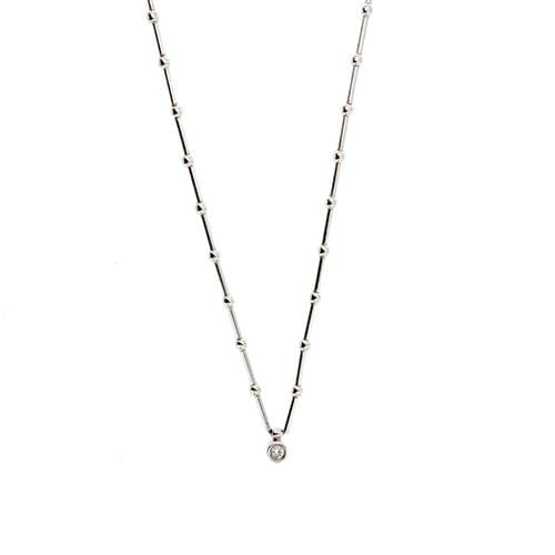 Collier Collier point lumineux en diamant 58 Facettes 36152