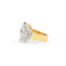 Bague Bague en or jaune avec diamants de 0,93 carat 58 Facettes