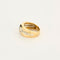Bague 49 Bague jonc or jaune, saphir et diamants 58 Facettes RAM2604