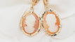 Boucles d'oreilles Pendants d'oreilles en or jaune et camée 58 Facettes 32620