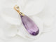 Pendentif Pendentif en or jaune et Améthyste briolette 58 Facettes 33208