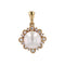 Pendentif Pendentif perle japonaise et son entourage de diamants brillant 58 Facettes 24-070
