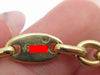 Collier vintage collier CHAUMET maille forcat 72 cm or jaune 58 Facettes 260740