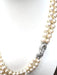 Collier Collier de perles avec fermeture en or blanc et diamants 58 Facettes