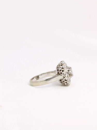 Bague 51 Bague marguerite diamants 1,2 ct 58 Facettes J307