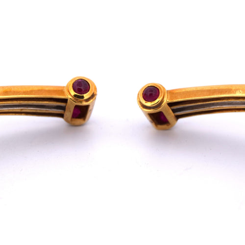 Piaget - Colar em ouro amarelo 18 quilates, diamantes e rubis 