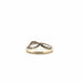 Bague 55 Bague Croisée Or Blanc 18 k Saphirs & Diamants 58 Facettes 91-GS34247